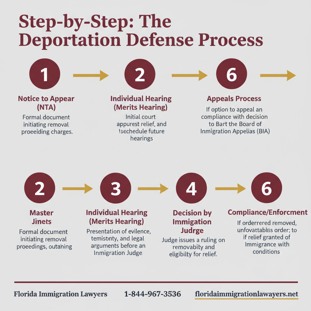 Step-by-step process infographic
