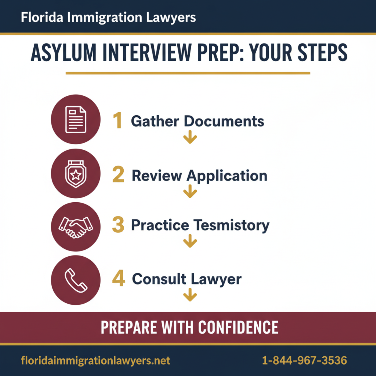 Step-by-step process infographic