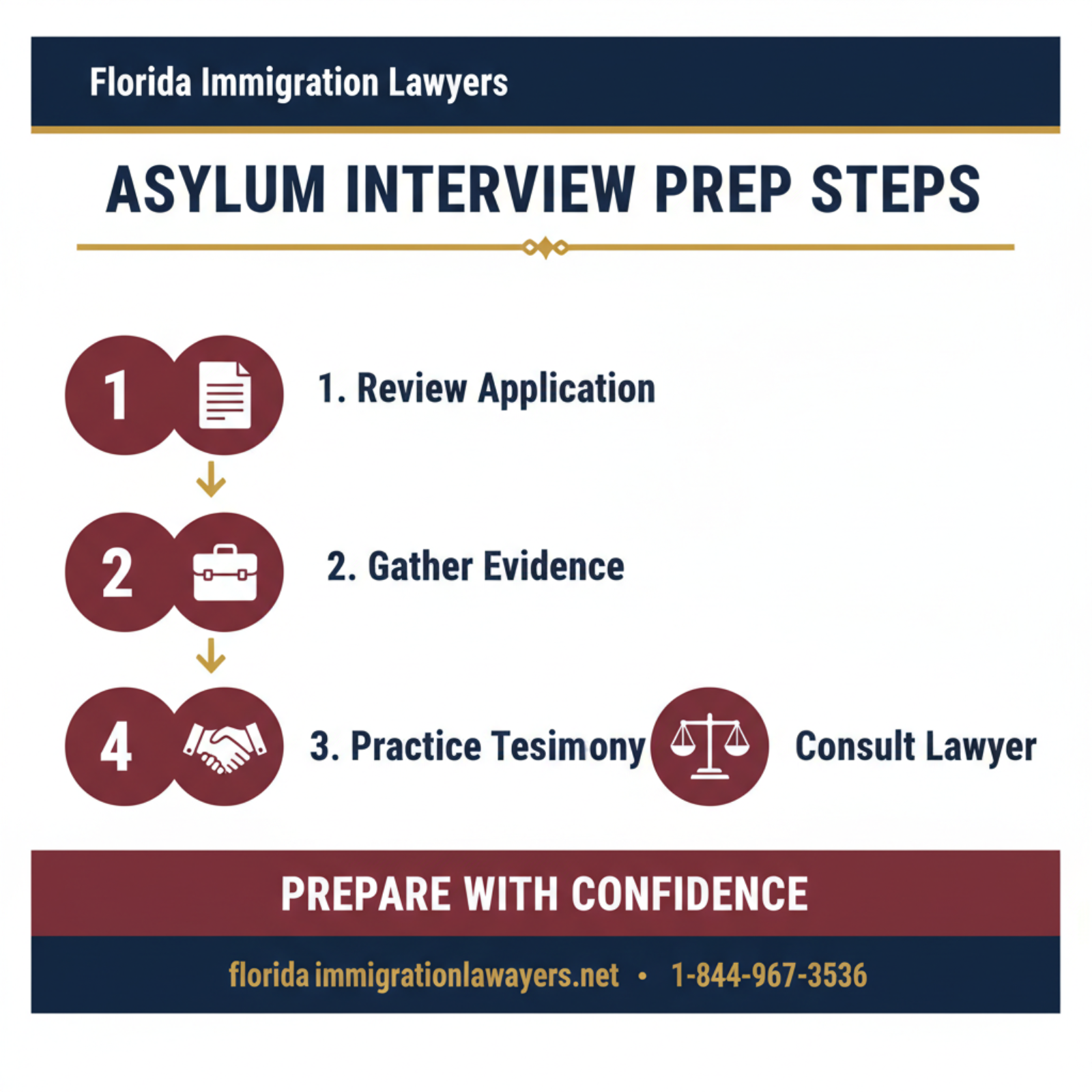 Step-by-step process infographic