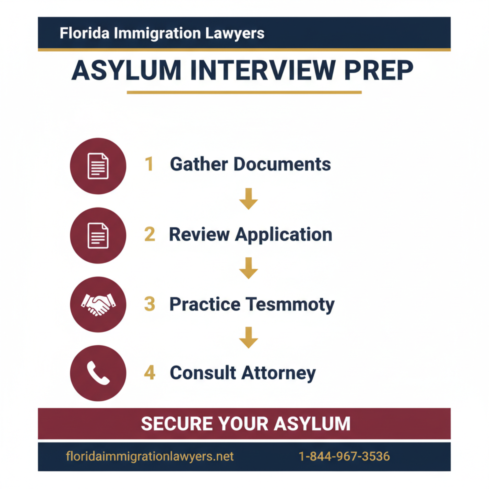Step-by-step process infographic