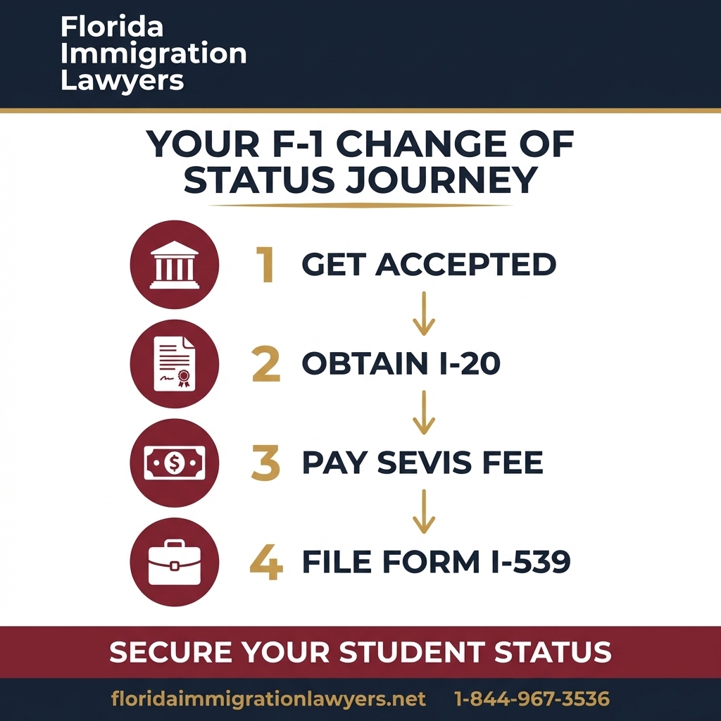 change of status step-by-step process guide - Florida