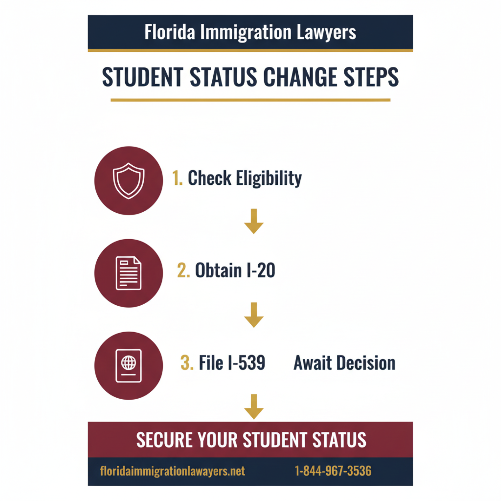 Step-by-step process infographic