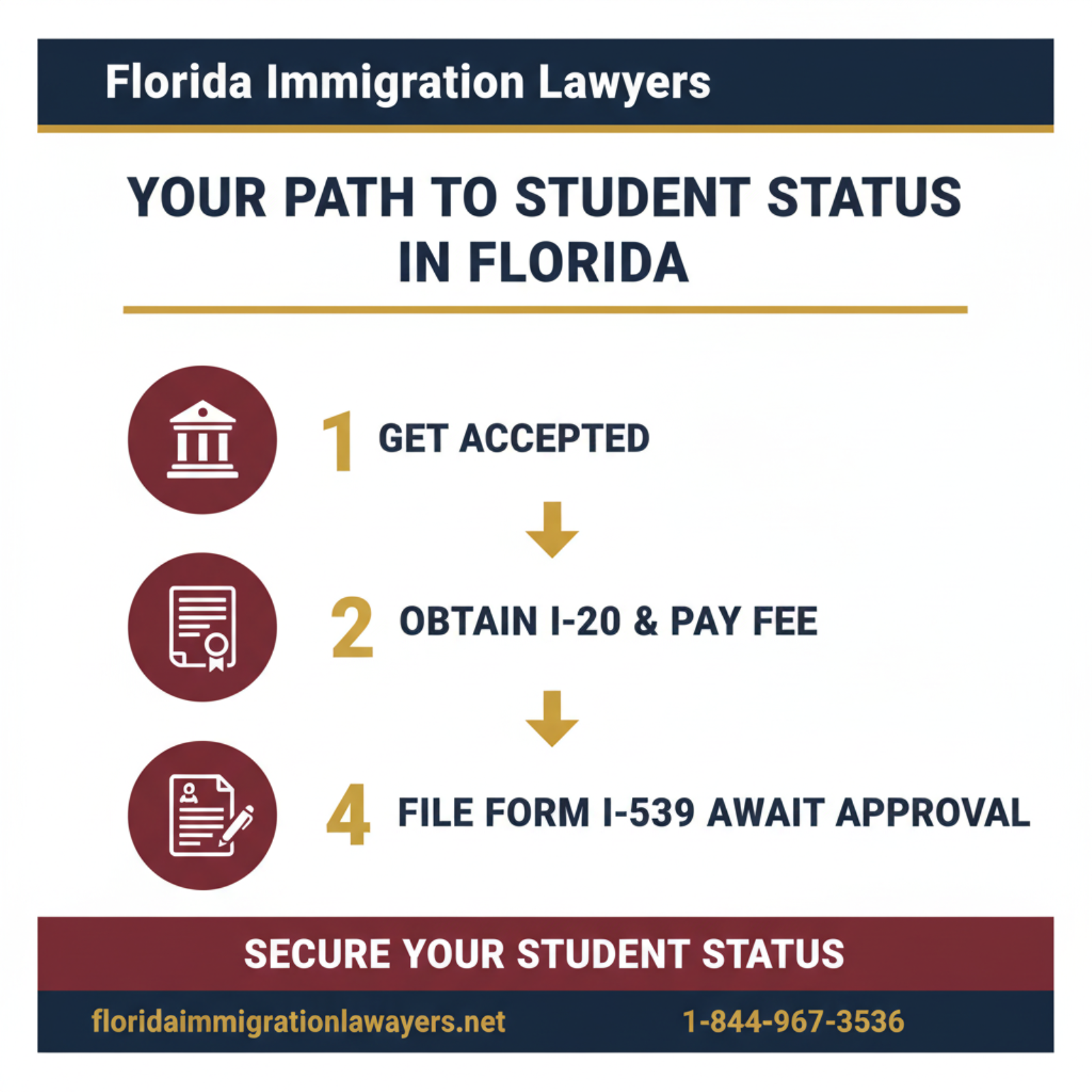 Step-by-step process infographic