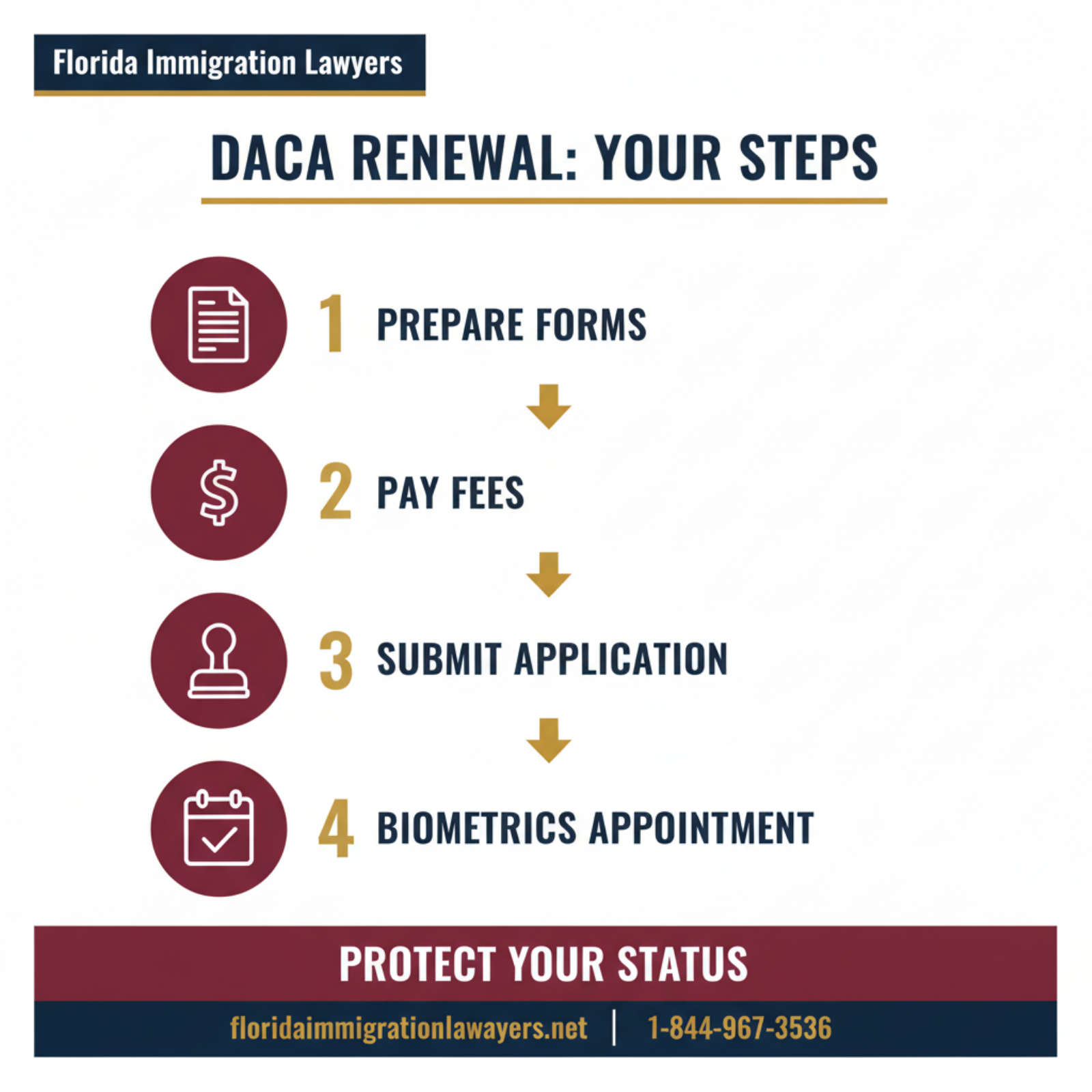 Step-by-step process infographic