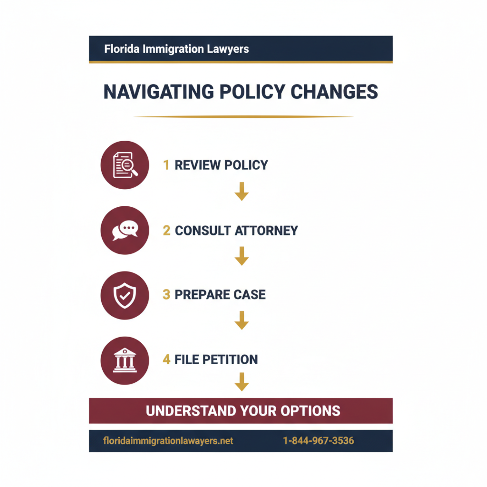 Step-by-step process infographic