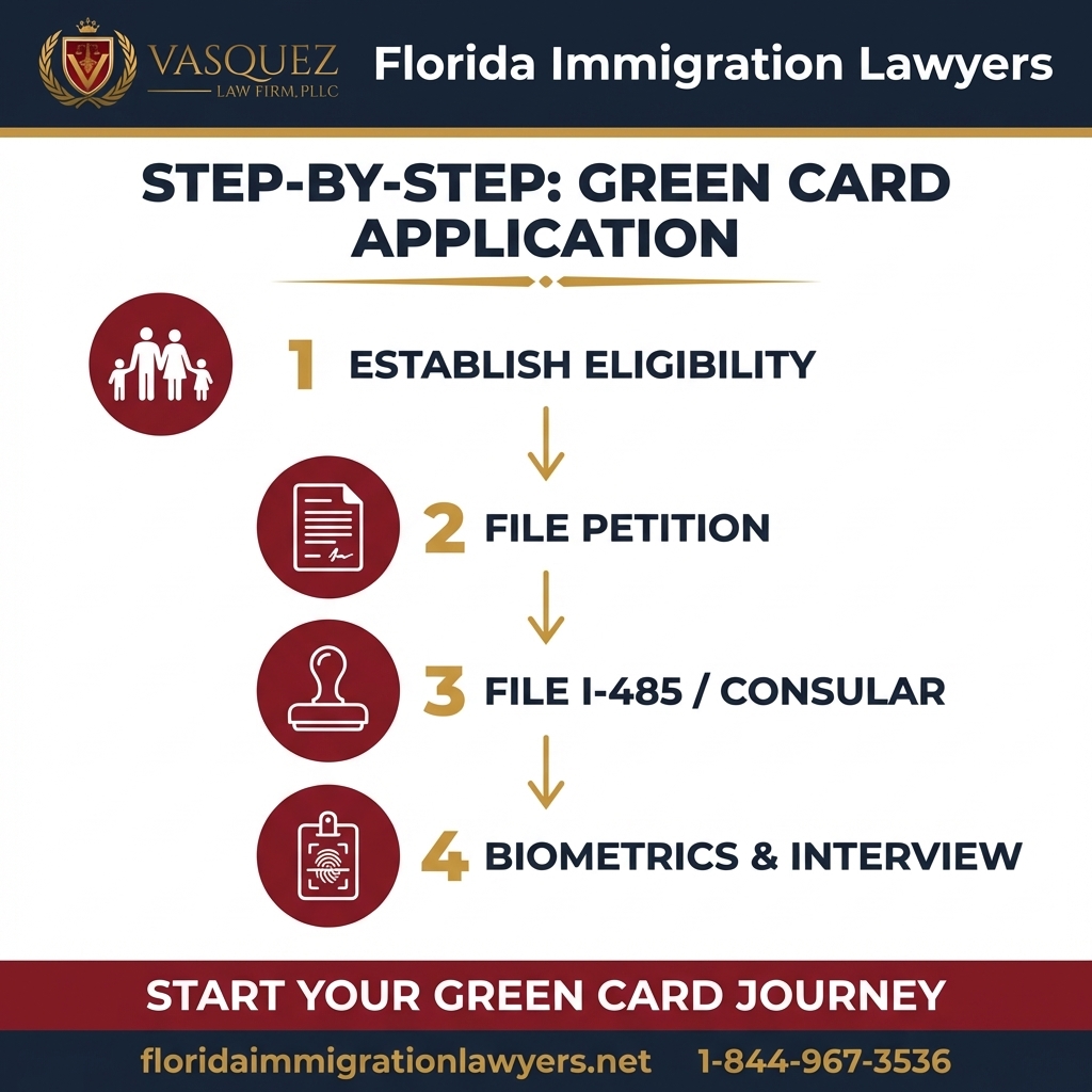 green card 2027 step-by-step process guide - Florida