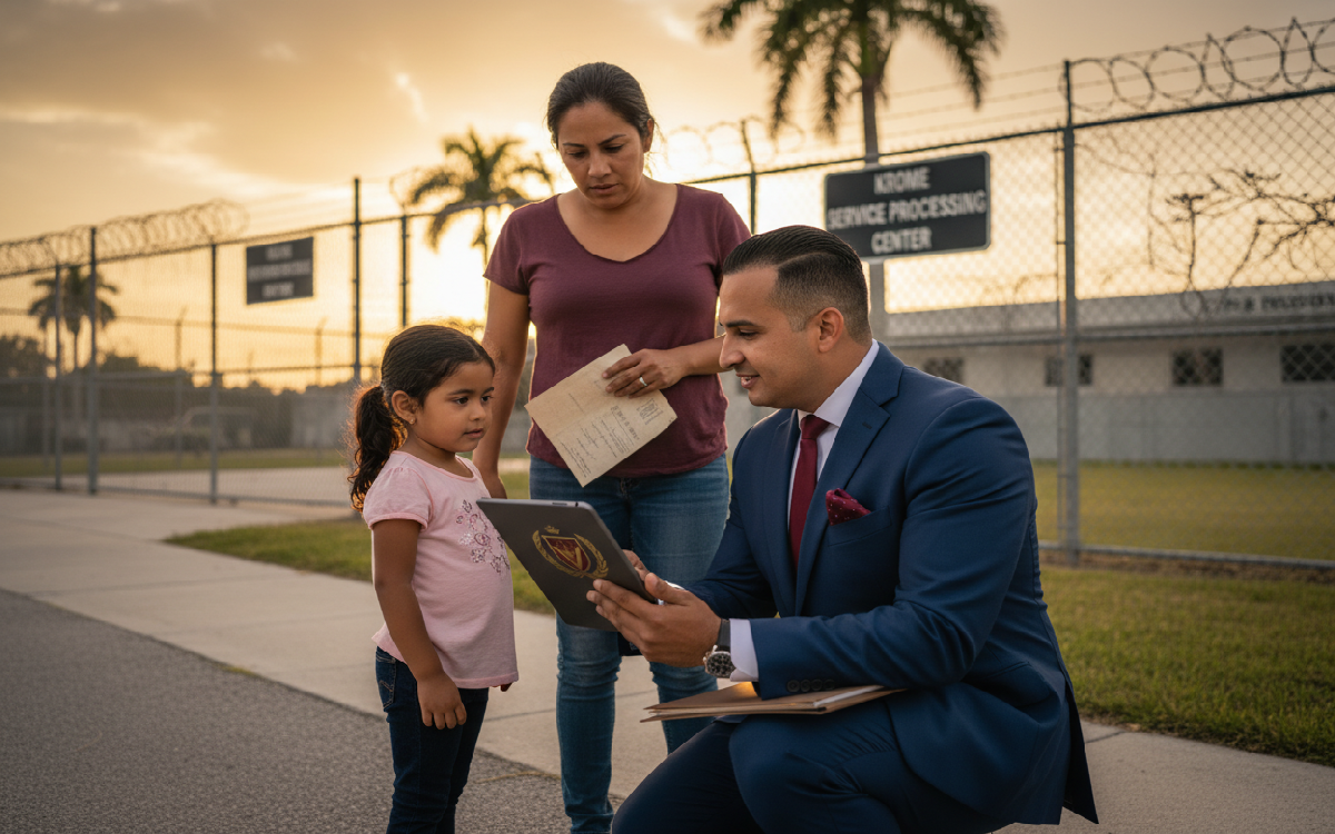 Green Card Holder ICE Detention in Florida: Your Rights & Defense