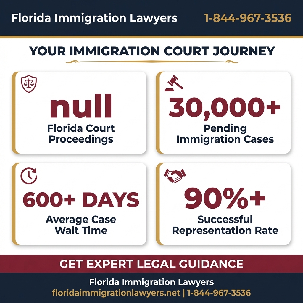 immigration court key statistics and data Florida 2026