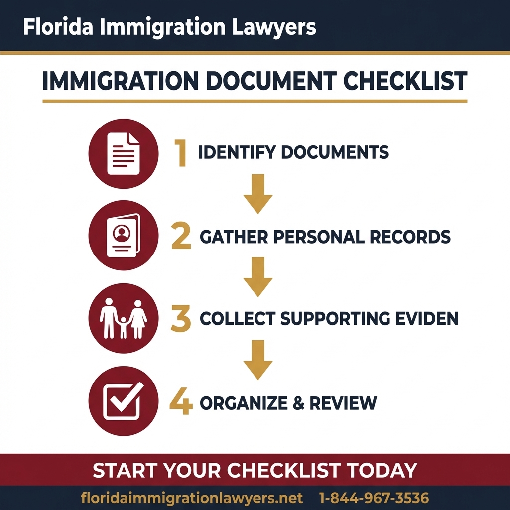 documentos de inmigración step-by-step process guide - Florida