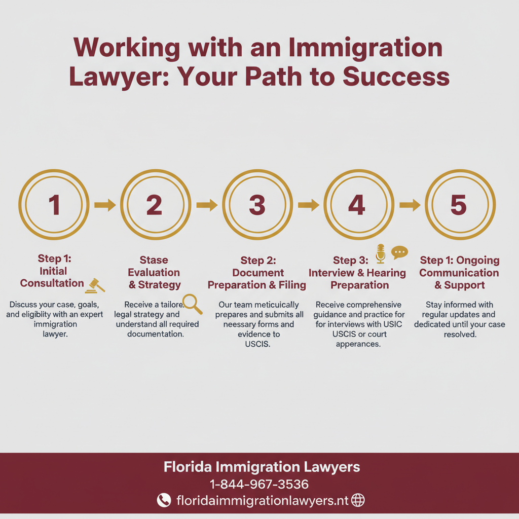 Step-by-step process infographic