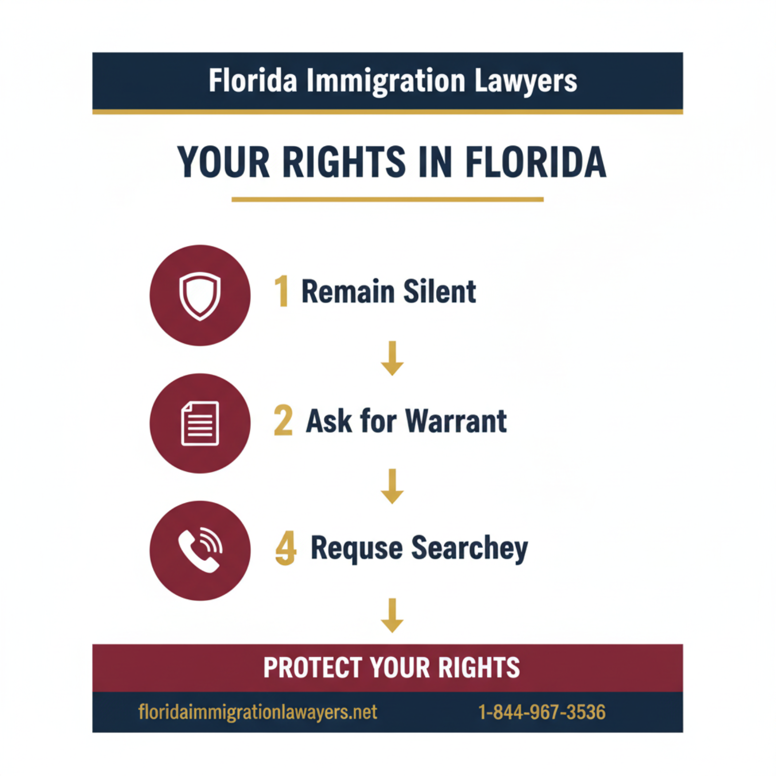 Step-by-step process infographic