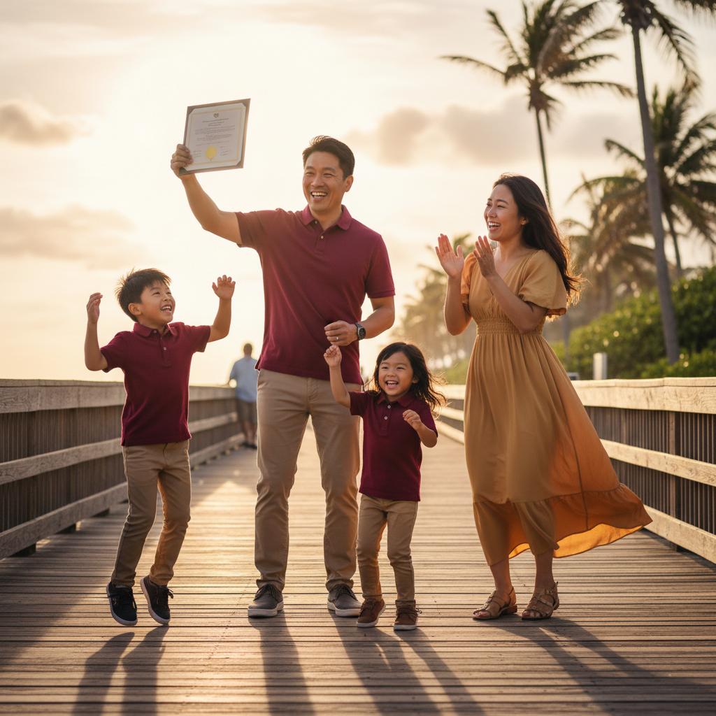 Immigration success - positive outcome