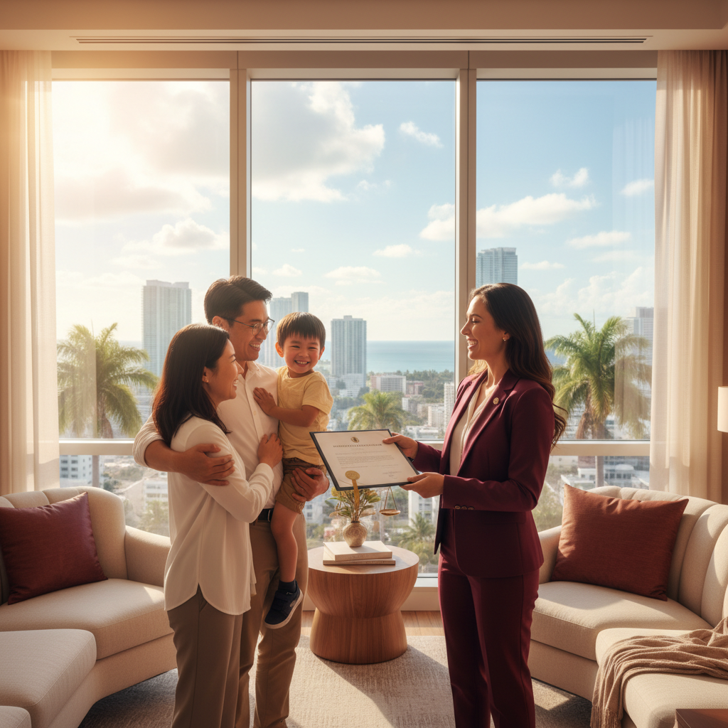 Immigration success - positive outcome