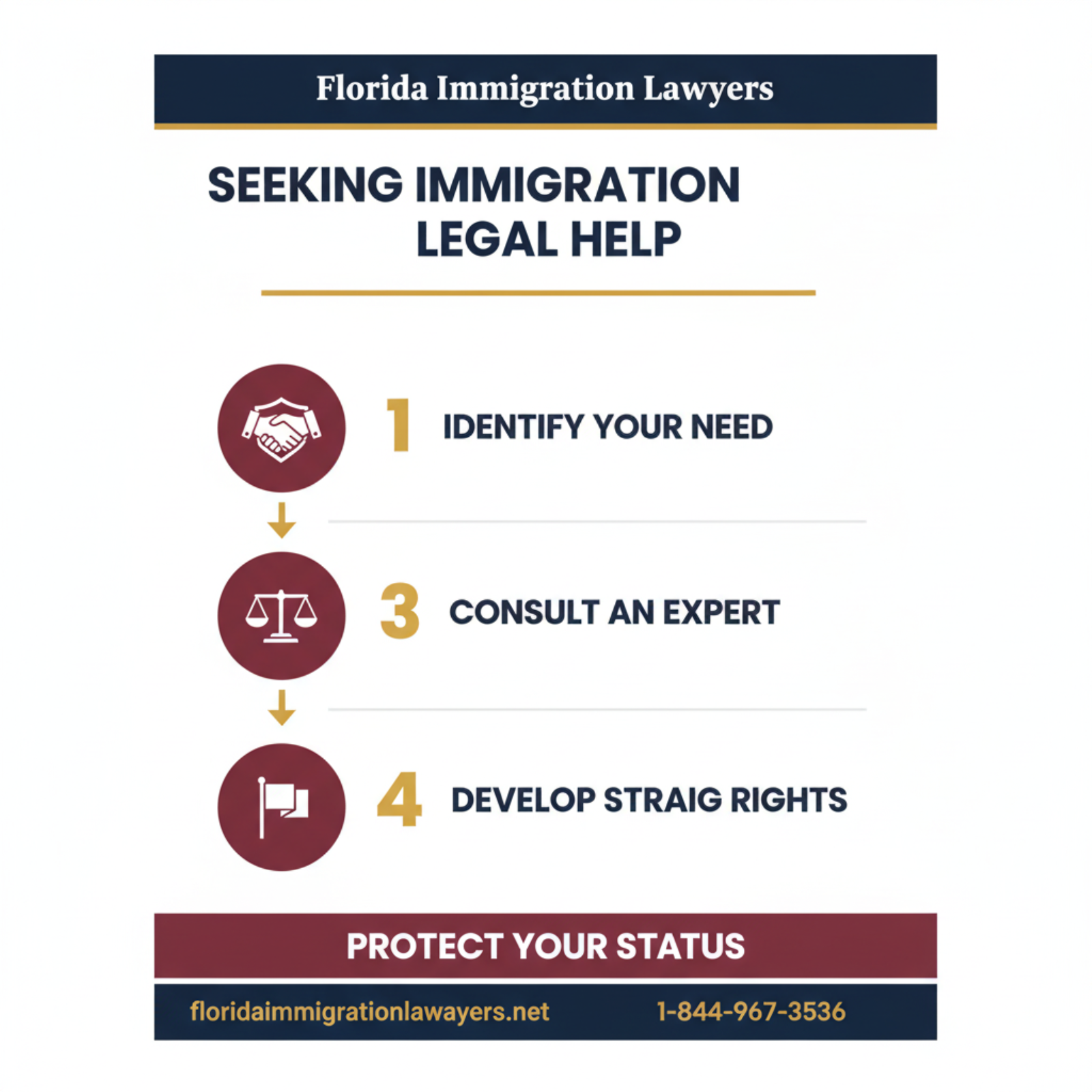 Step-by-step process infographic