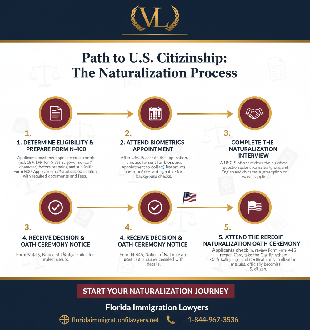 Step-by-step process infographic