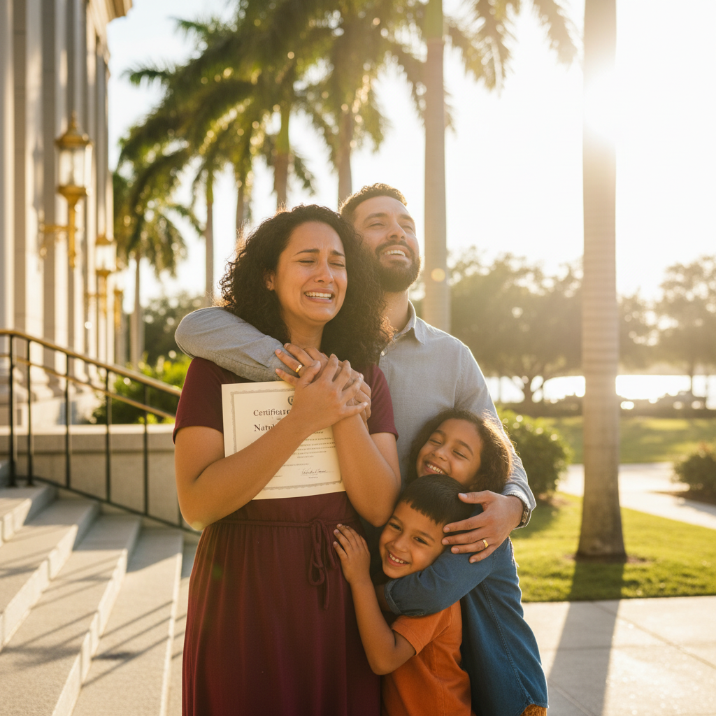 Immigration success - positive outcome