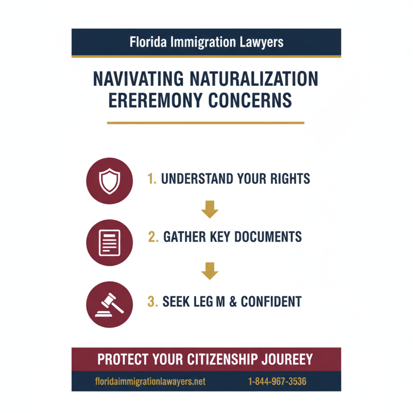 Step-by-step process infographic