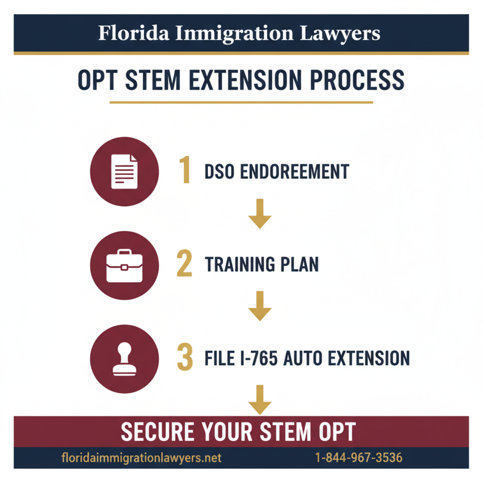 Step-by-step process infographic