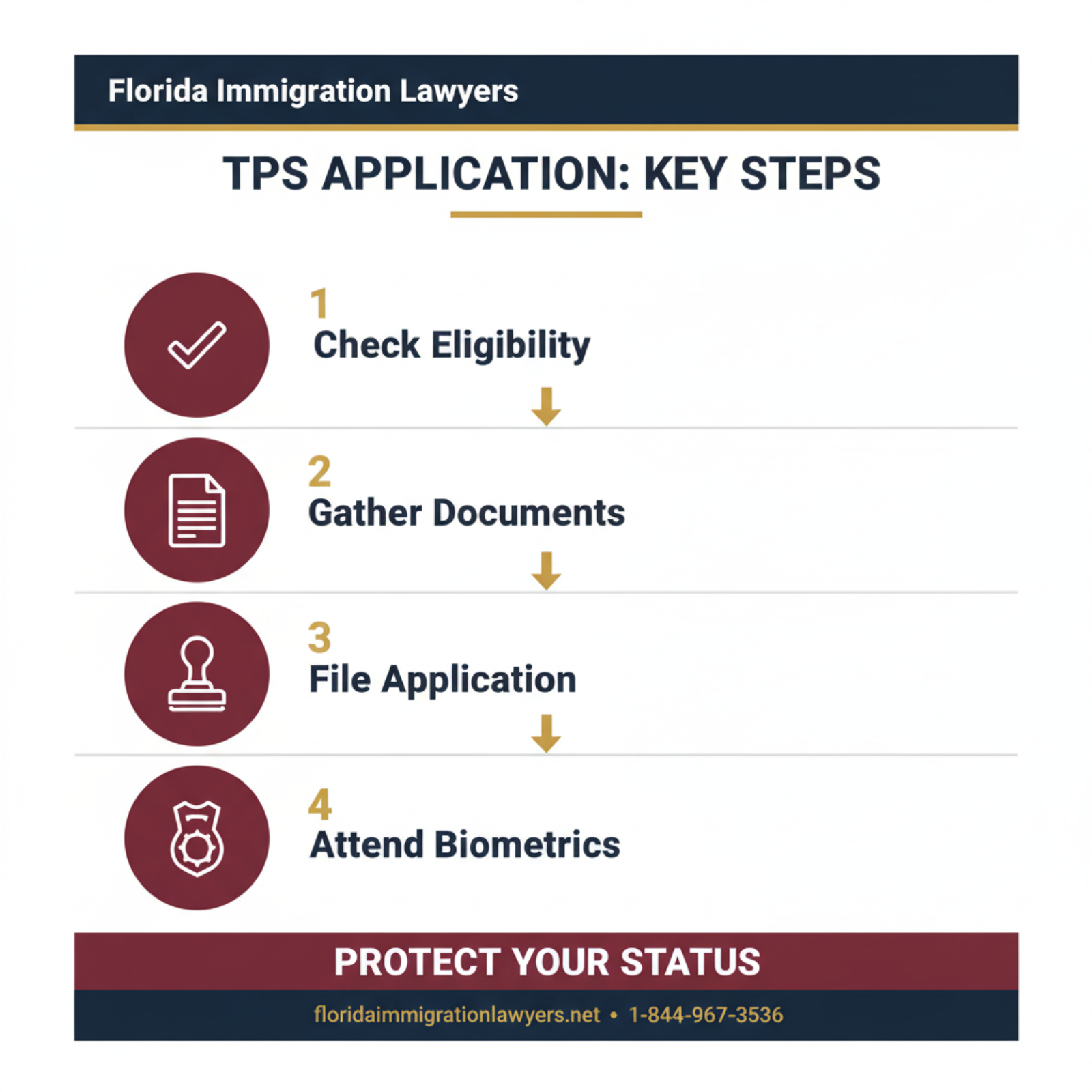 Step-by-step process infographic