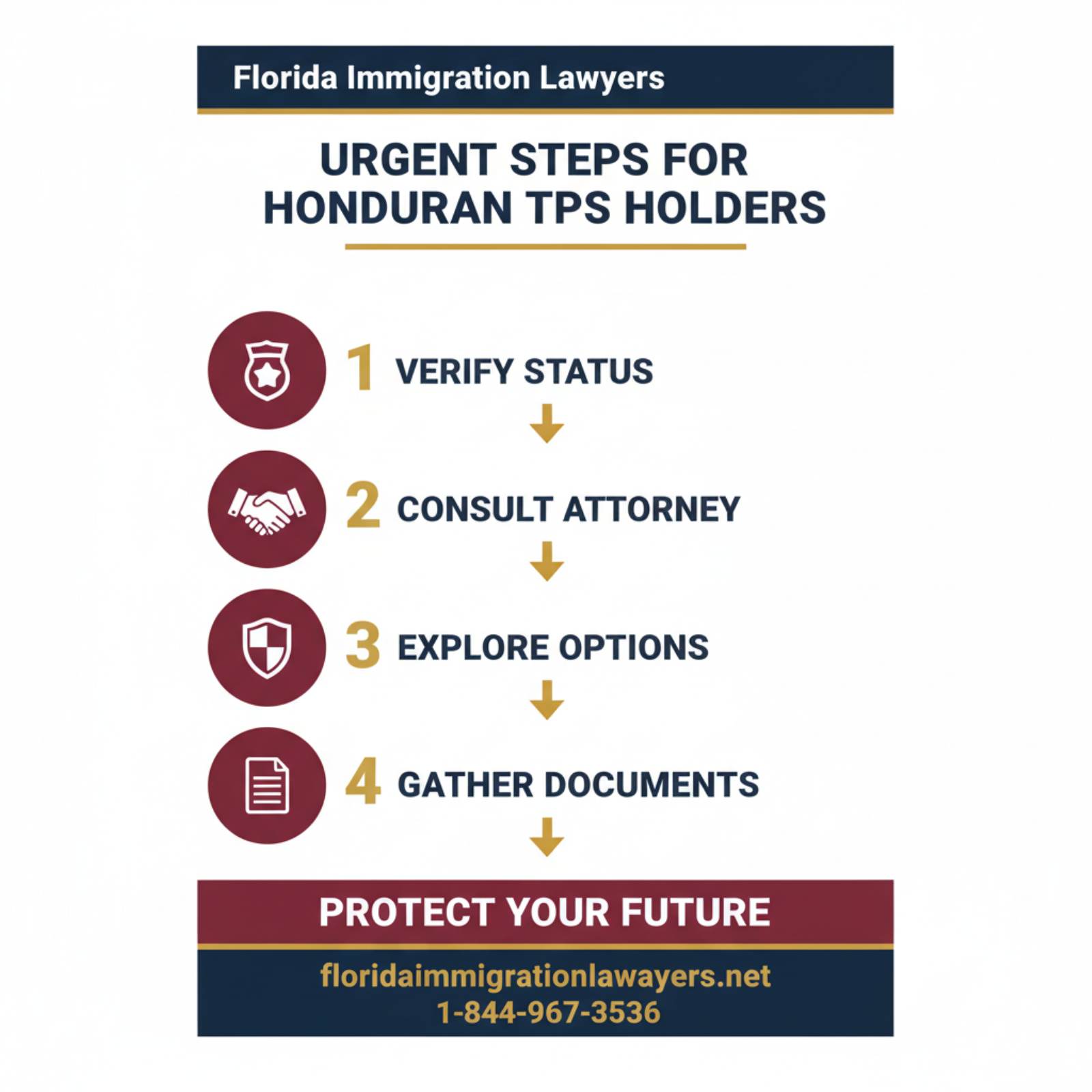 Step-by-step process infographic