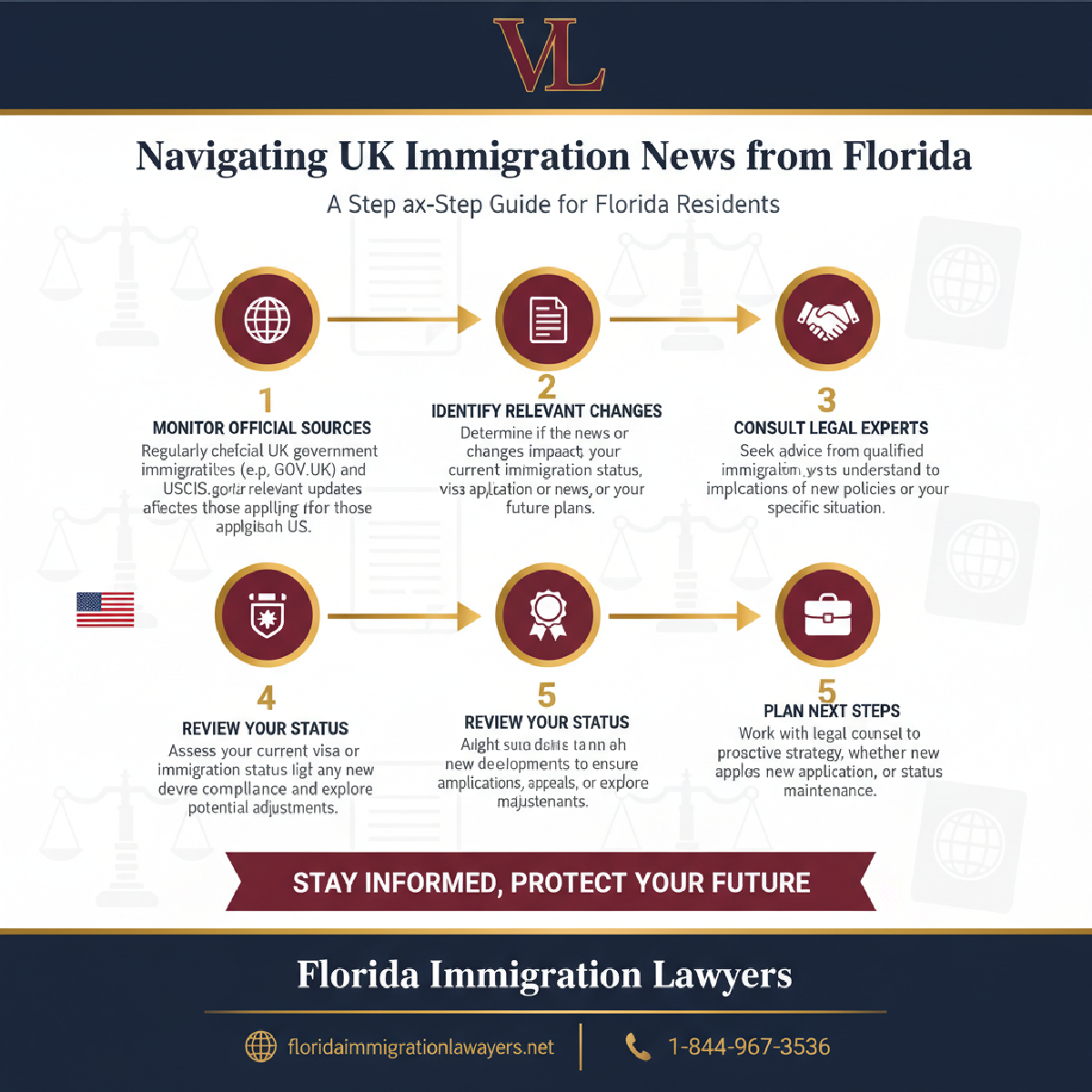 Step-by-step process infographic