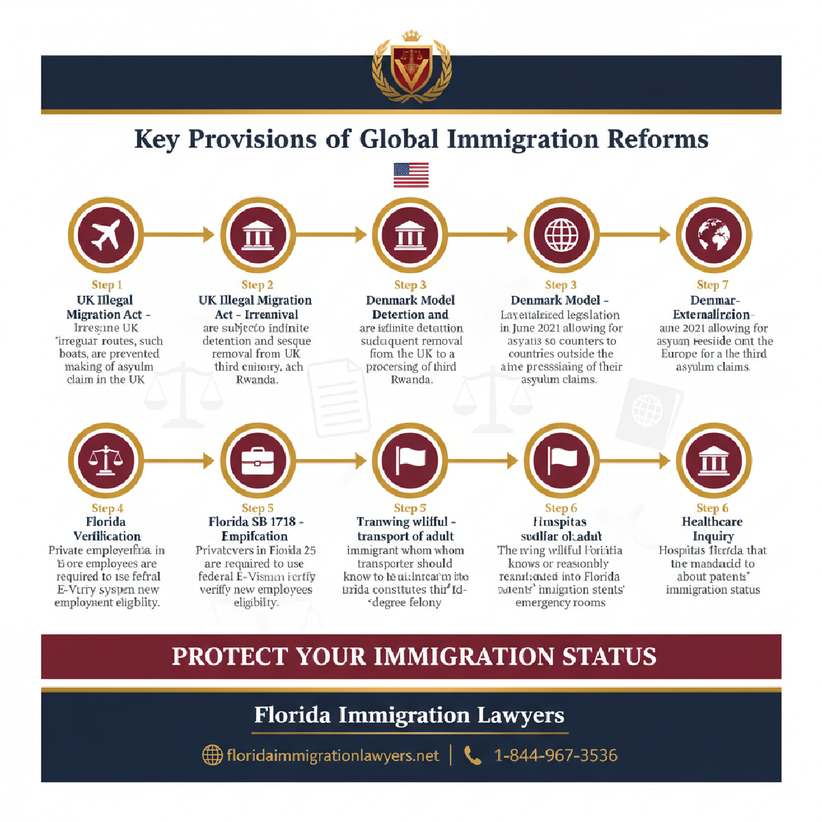 Step-by-step process infographic