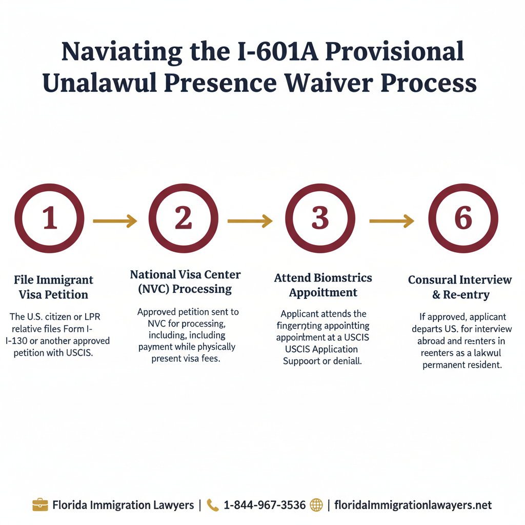 Step-by-step process infographic