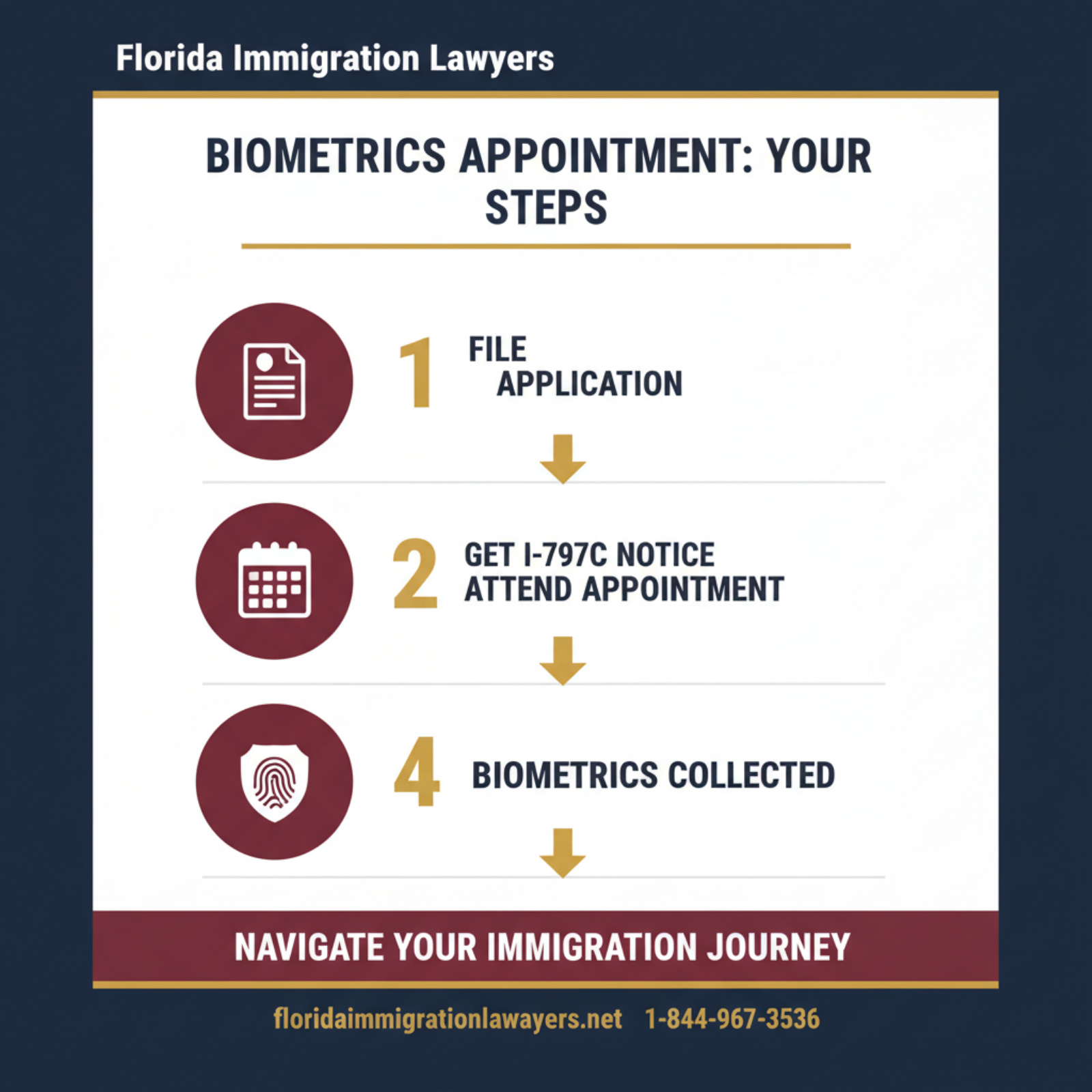 Step-by-step process infographic