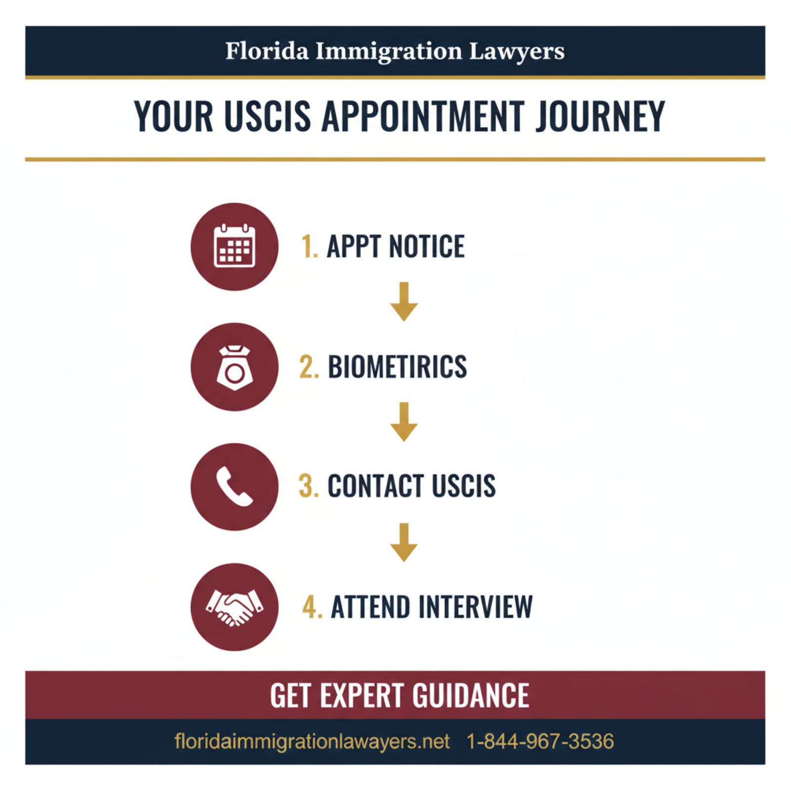 Step-by-step process infographic
