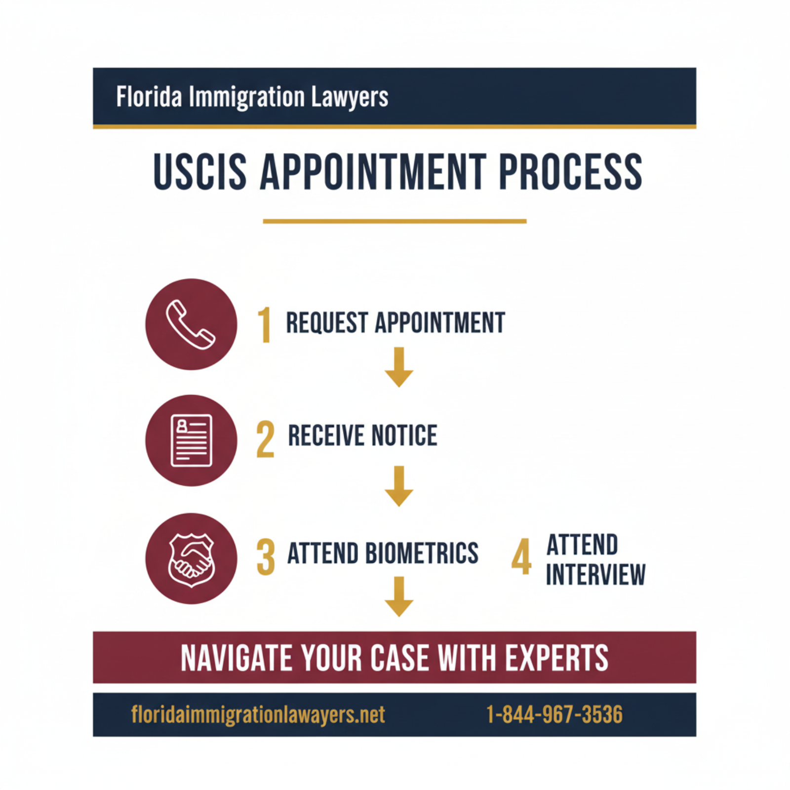 Step-by-step process infographic