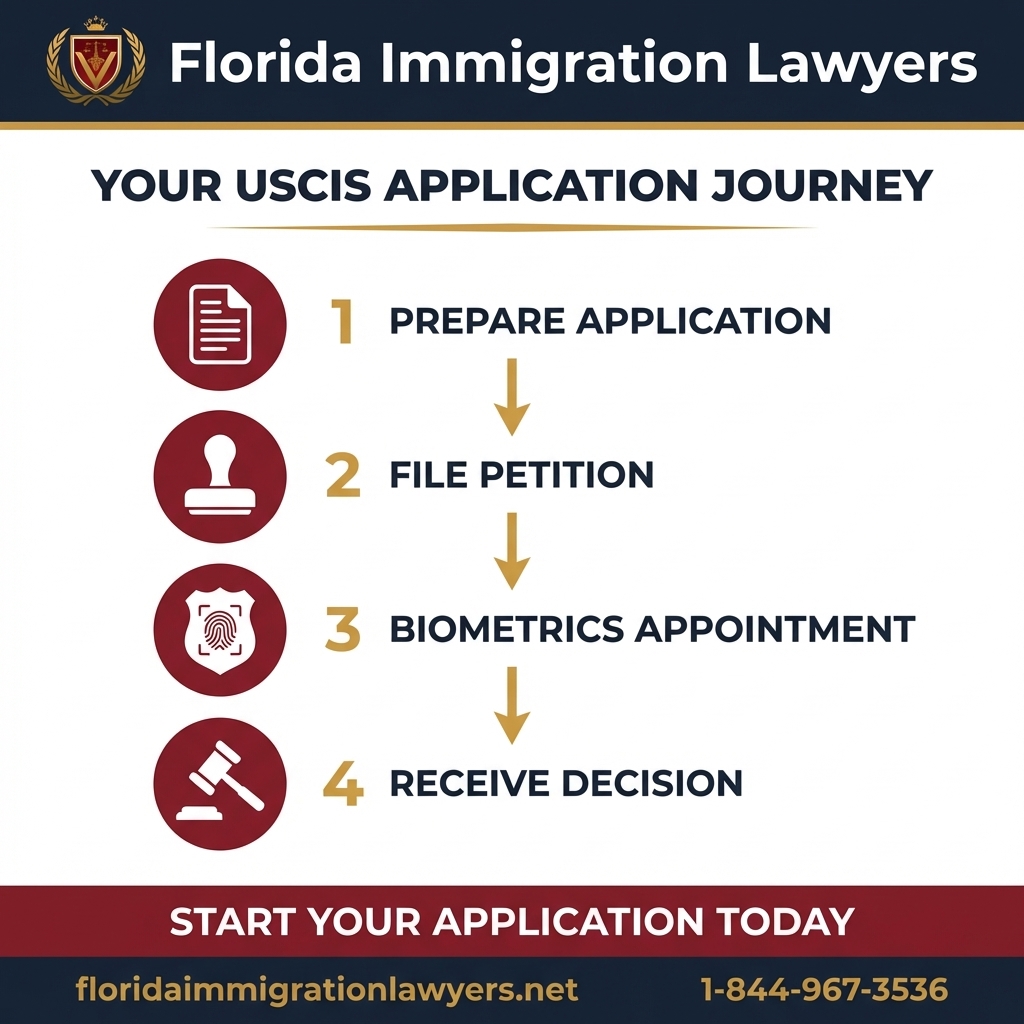 USCIS processing times Florida 2026 step-by-step process guide - Florida