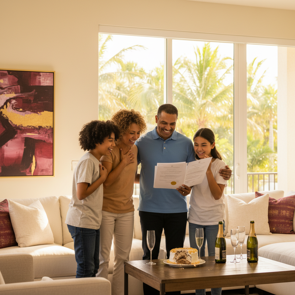 Immigration success - positive outcome