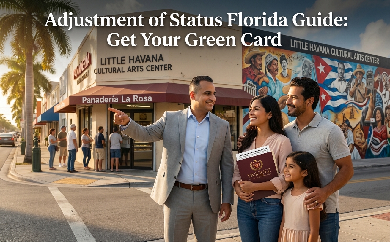 Guía de Ajuste de Estatus Florida: Obtenga Su Tarjeta Verde - Abogados de Inmigración Florida
