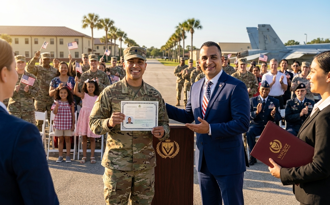 Naturalización Militar Acelerada en Bases de Florida - Abogados de Inmigración Florida