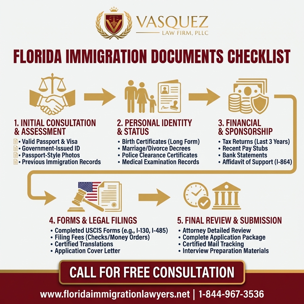 Key Statistics and Data for Lista de Documentos de Inmigración en Florida