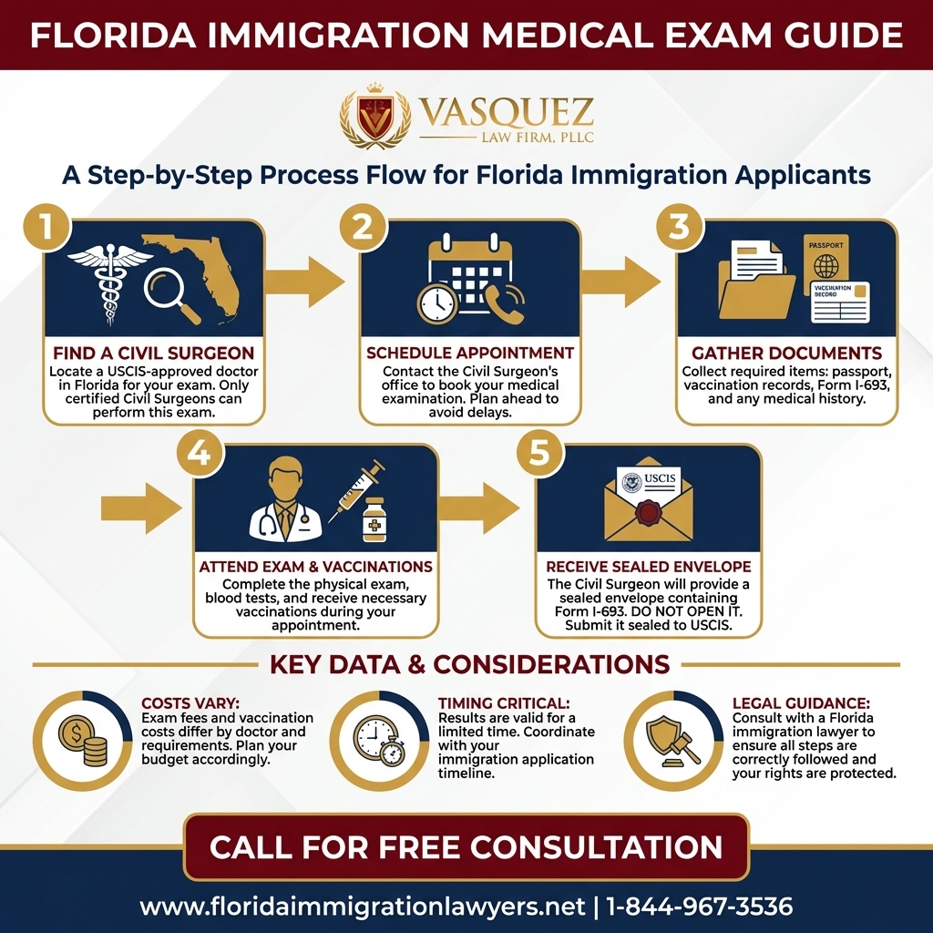 Key Statistics and Data for Guía del Examen Médico de Inmigración en Florida