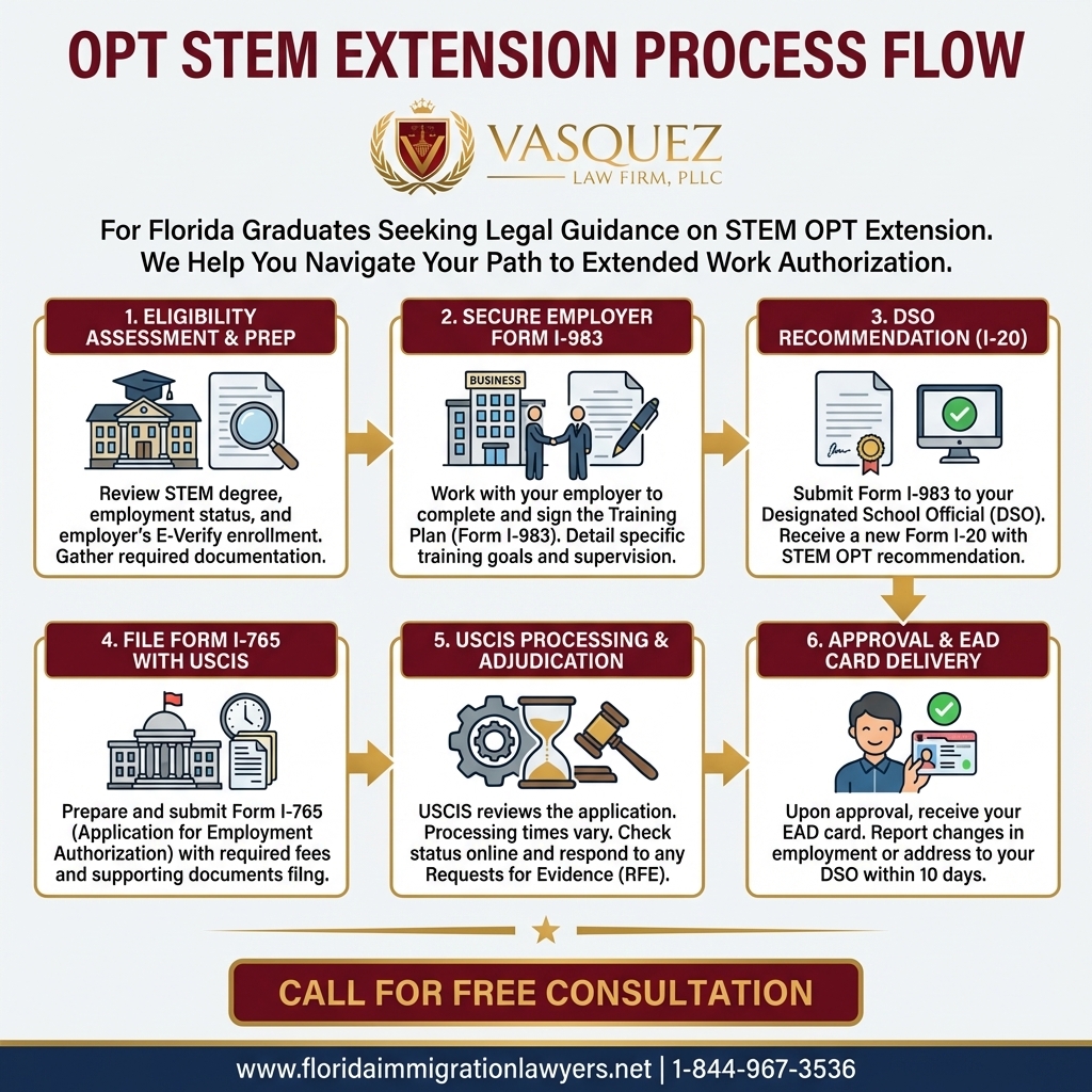 Key Statistics and Data for Extensión OPT STEM para Graduados en Florida
