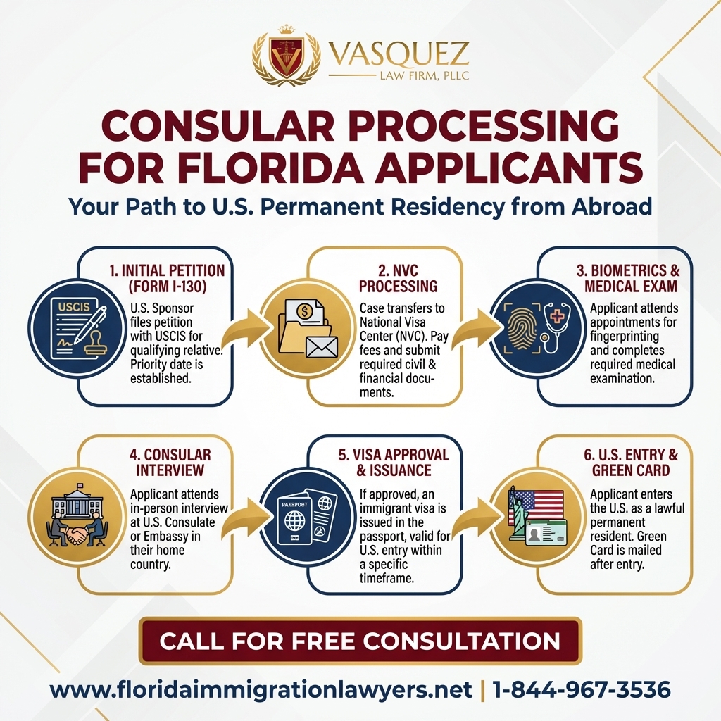 Key Statistics and Data for Consular Processing for Florida Applicants