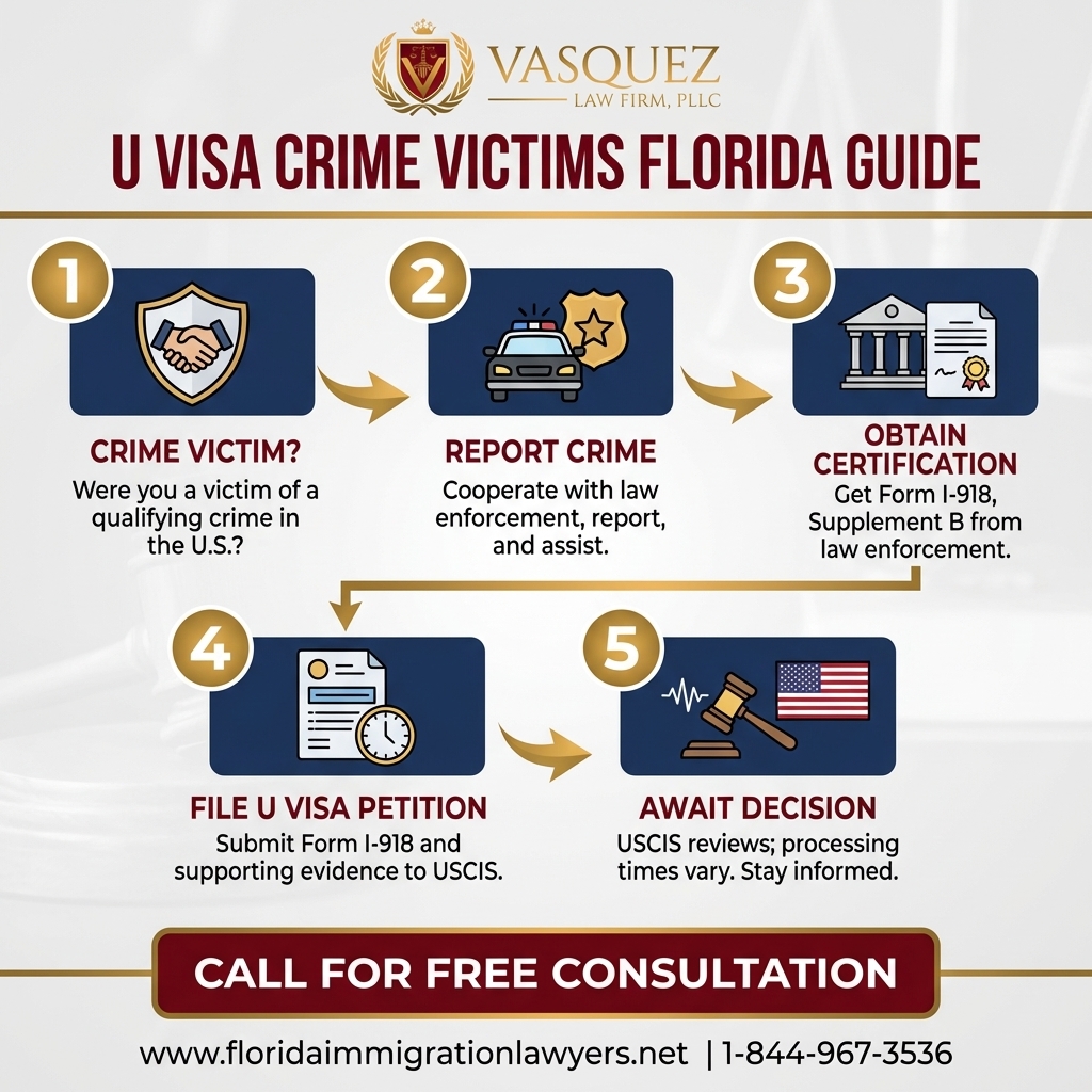 Key Statistics and Data for Guía de Visa U para Víctimas en Florida