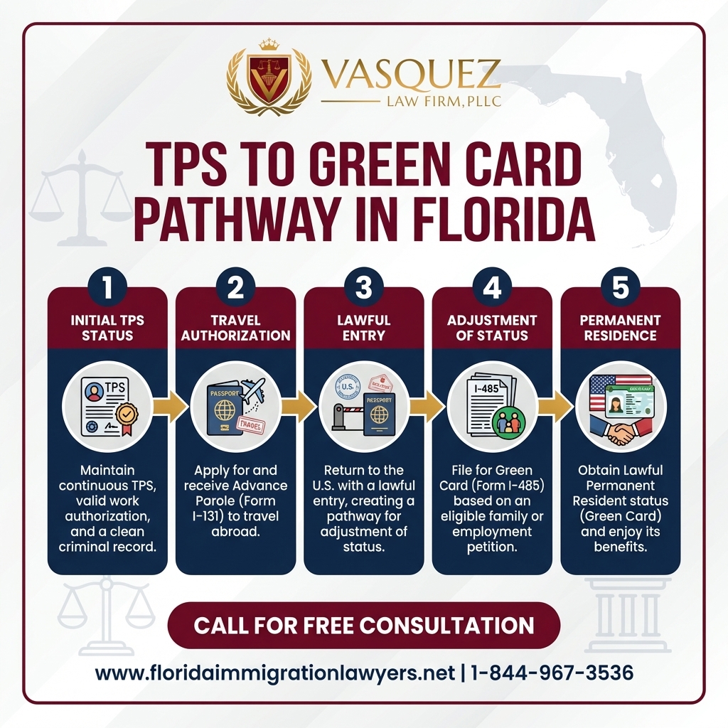 Key Statistics and Data for TPS to Green Card Pathway in Florida