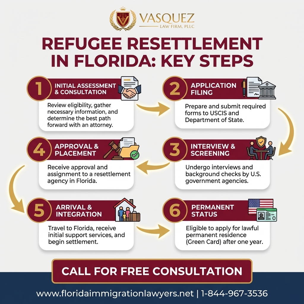 Key Statistics and Data for Reasentamiento de Refugiados en Florida: Pasos Clave