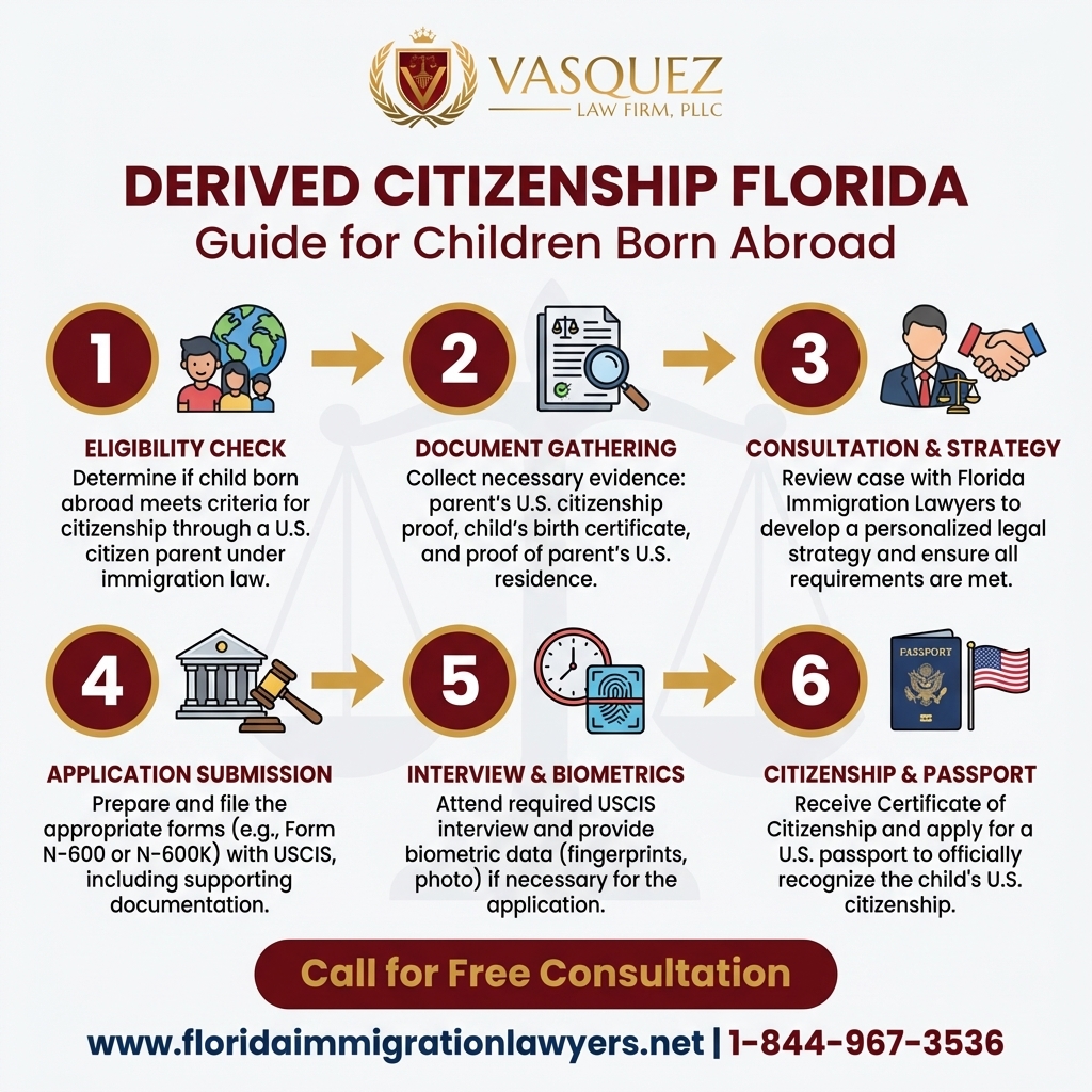Key Statistics and Data for Derived Citizenship Florida: Guide for Children Born Abroad