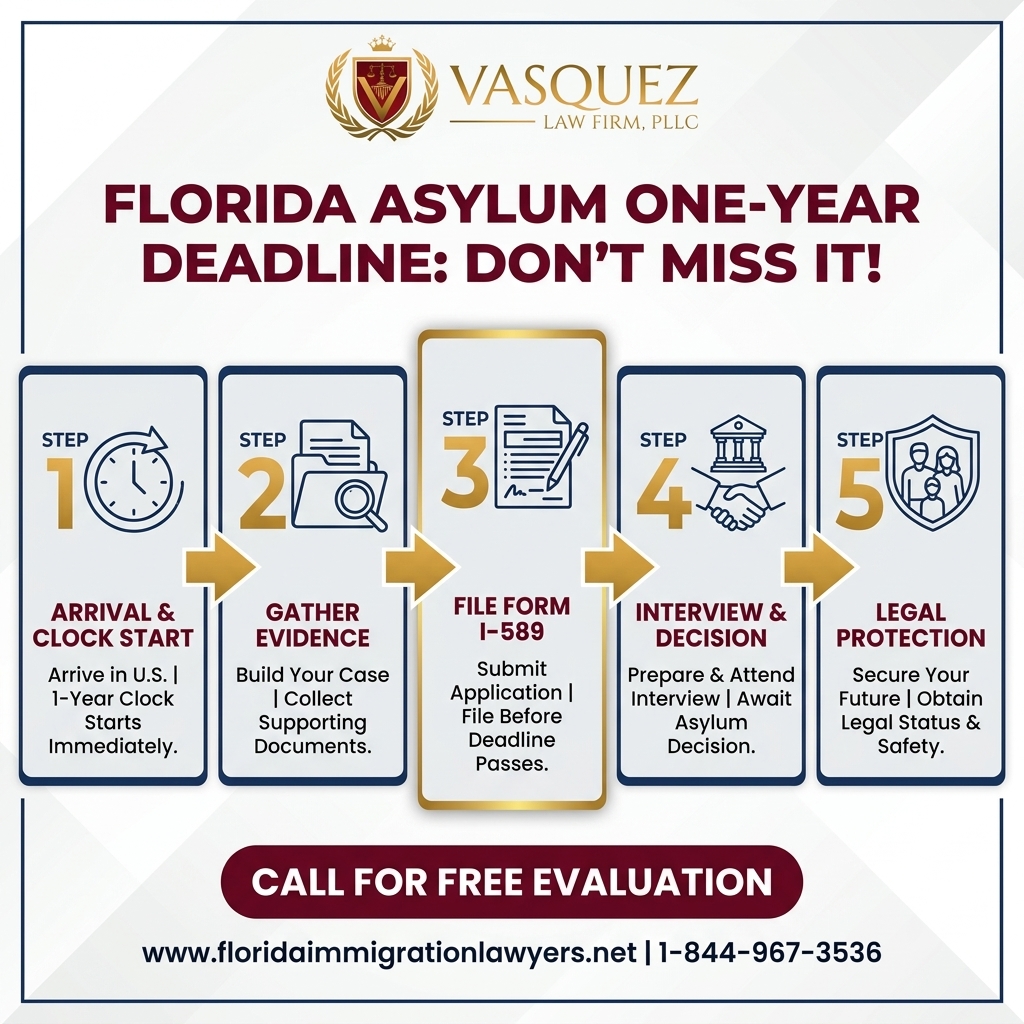 Key Statistics and Data for Florida Asylum One-Year Deadline: Don't Miss It!