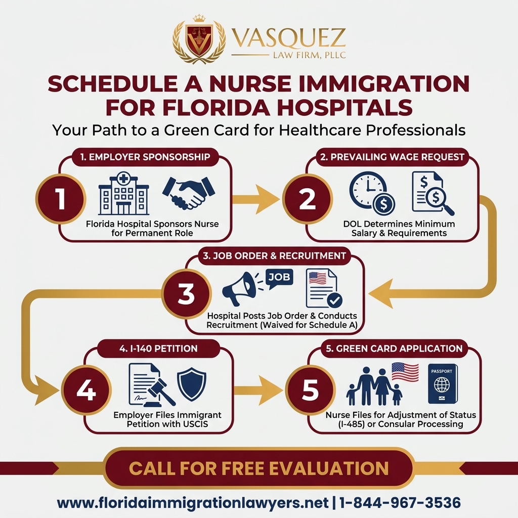 Key Statistics and Data for Schedule A Nurse Immigration for Florida Hospitals