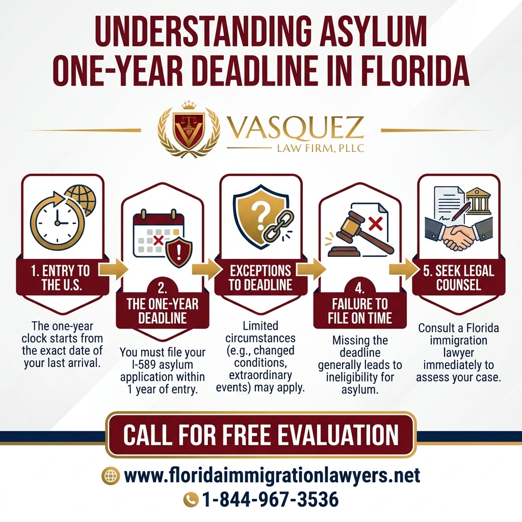 Key Statistics and Data for Understanding Asylum One-Year Deadline in Florida