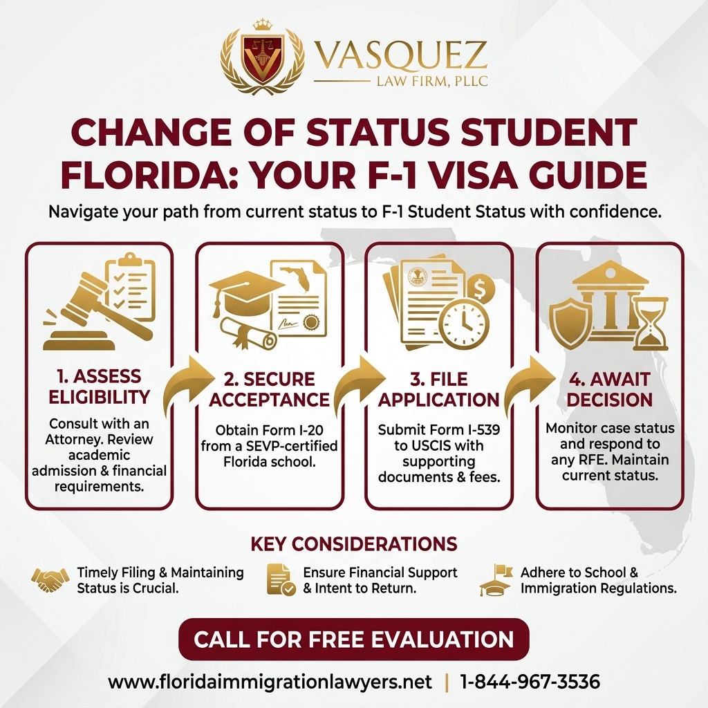 Key Statistics and Data for Change of Status Student Florida: Your F-1 Visa Guide