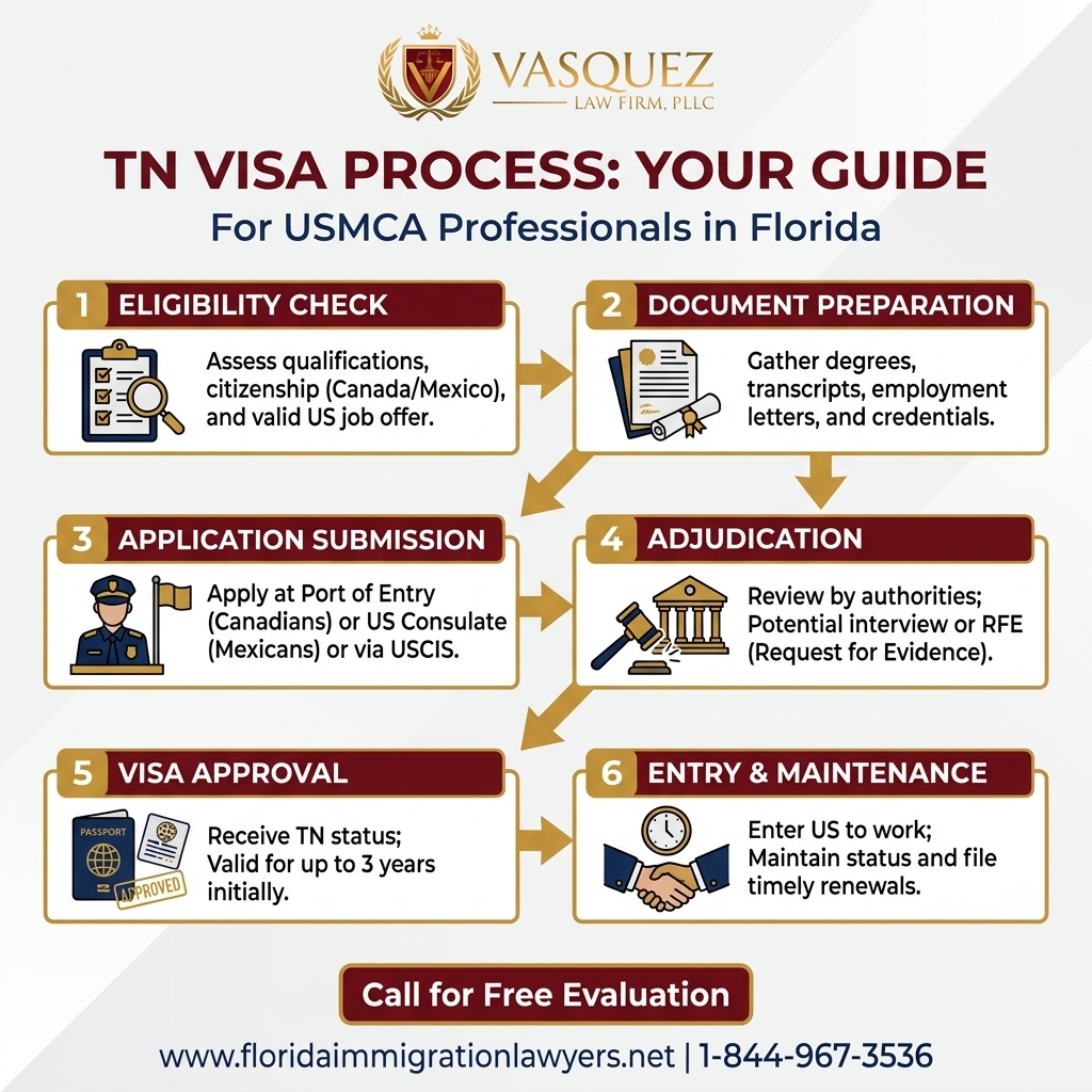 Key Statistics and Data for TN Visa for USMCA Professionals in Florida: Your Guide