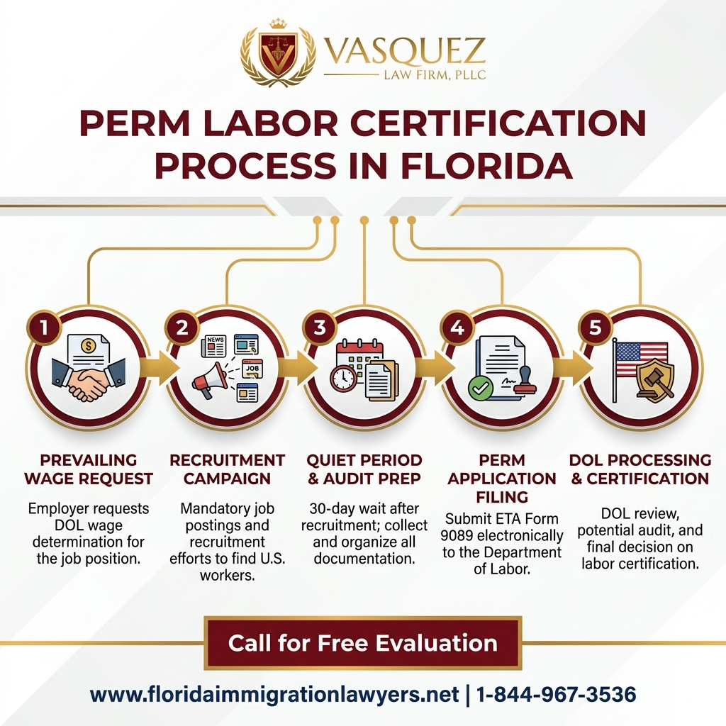 Key Statistics and Data for Proceso de Certificación PERM en Florida