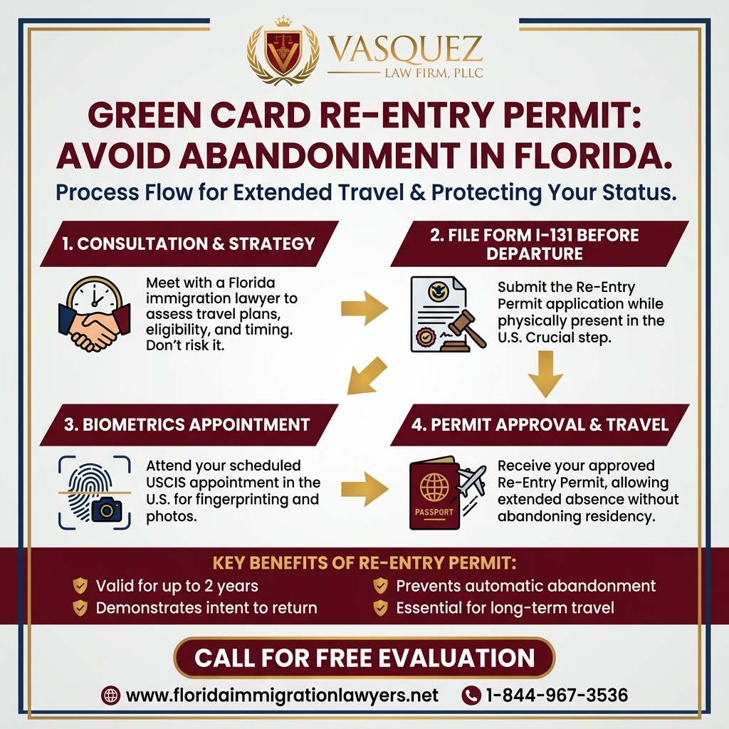 Key Statistics and Data for Green Card Re-Entry Permit: Avoid Abandonment in Florida