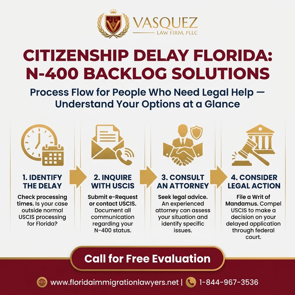Key Statistics and Data for Retraso Ciudadanía Florida: Qué Hacer Ante Demoras N-400